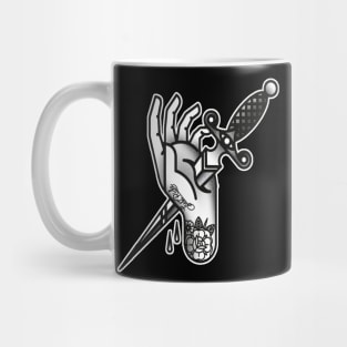 Hand and Dagger Tattoo Mug